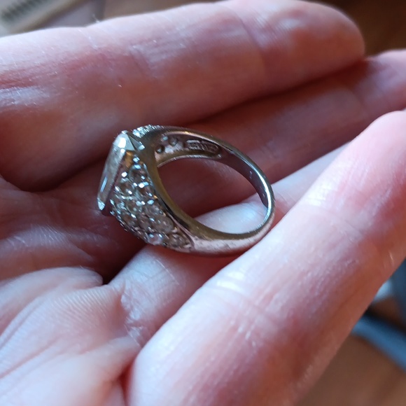 Sterling Silver Designer Signed Ring - Picture 6 of 6